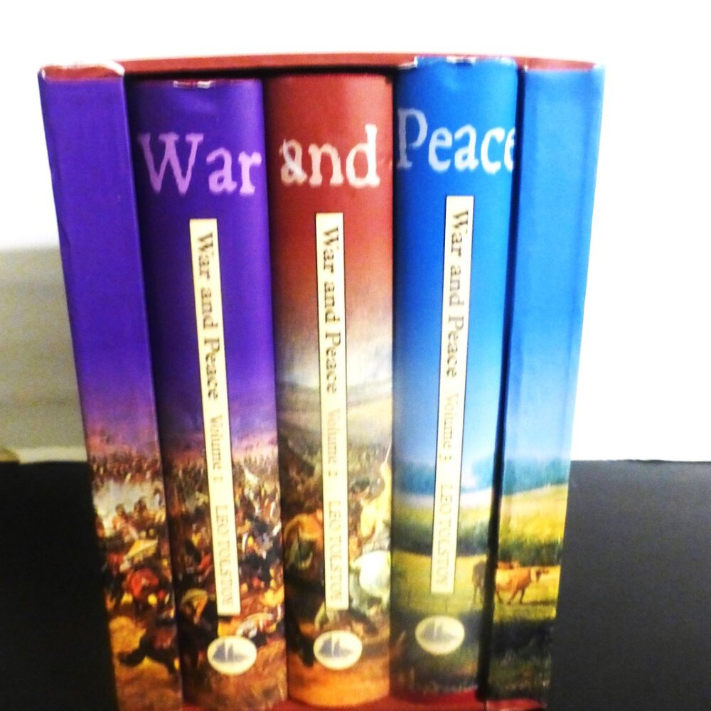 2004 Collector's Library WAR & PEACE Leo Tolstoy Vol. 1 2 3 Complete Unabridged